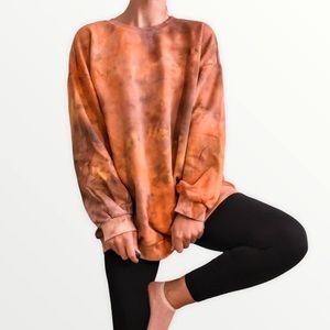 Shein tie dye crewneck sweatshirt